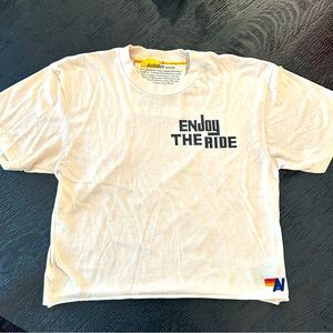 Aviator Nation Cropped T-Shirt - size Small